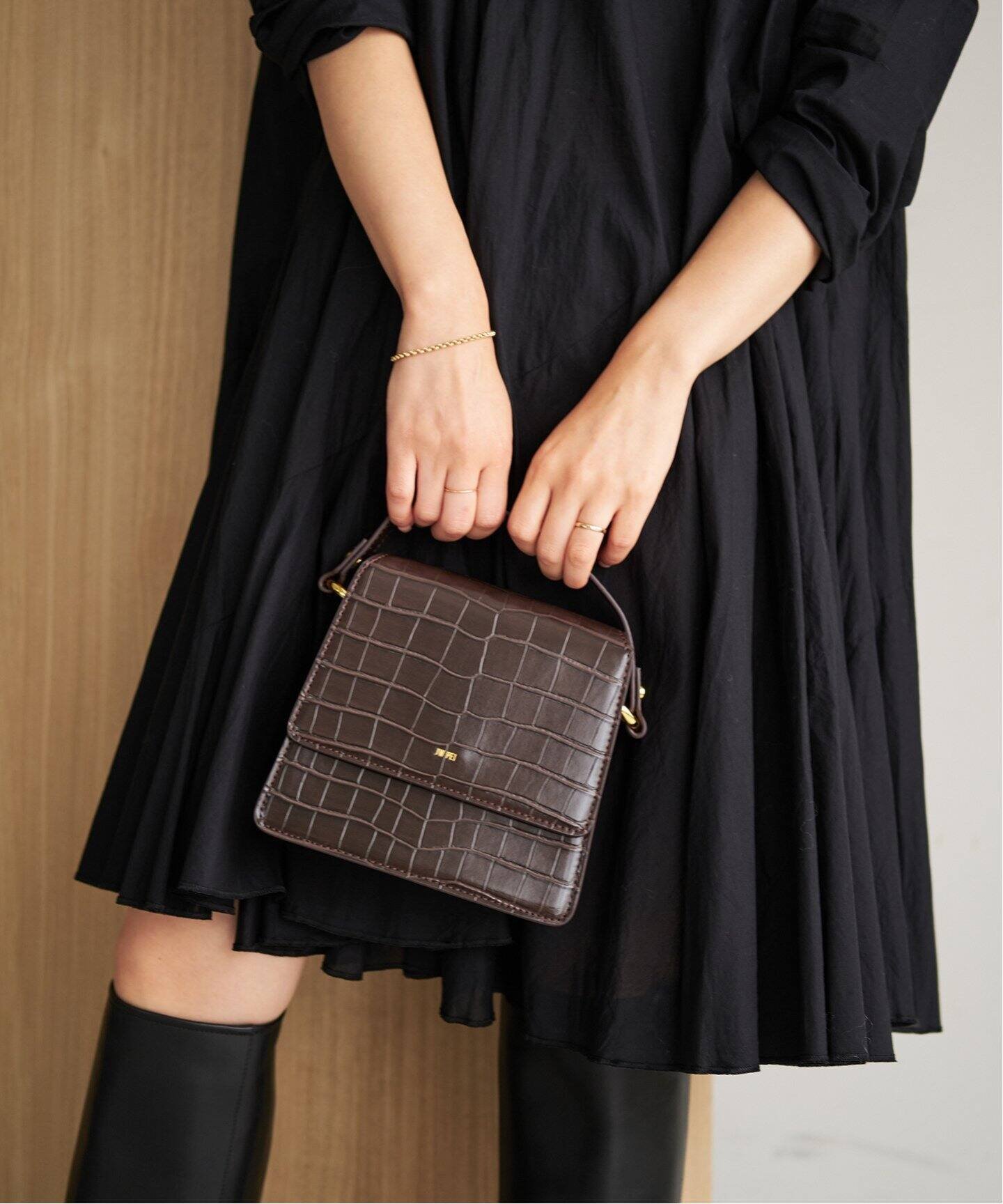 【SALE／30%OFF】plage 【JW PEI/ジェイダブリューペイ】THE FAE TOP HANDLE バッグ プラージュ バッグ ハンドバッグ ブラウン【送料無料】のサムネイル