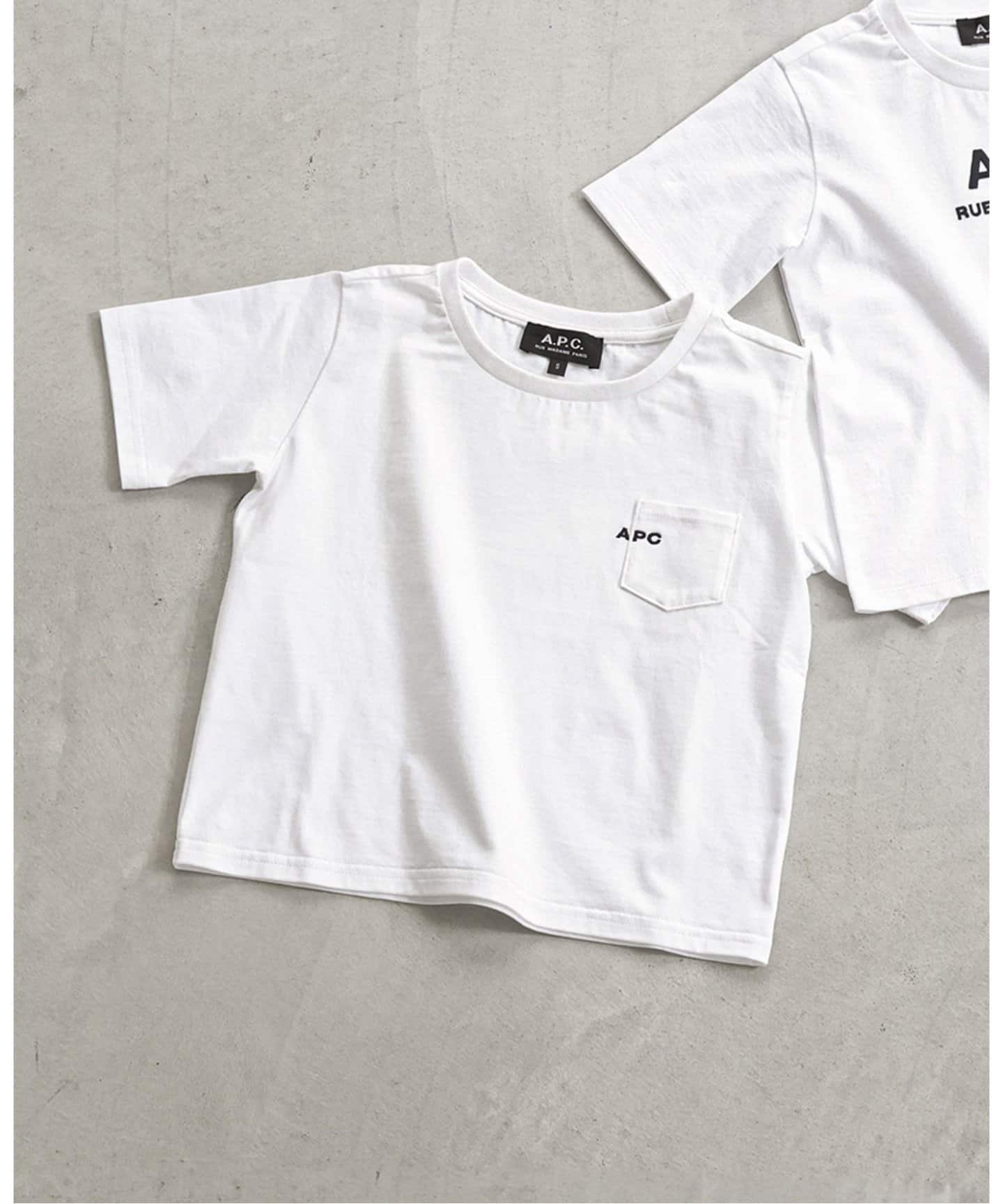IENA ENFANT 【A.P.C./アー・ペー・セー】Tシャツ POCKET_emb kids(110cm-130cm) イエナ　アンファン マタニティウェア・ベビー用品 その他のベビーグッズ ホワイト【送料無料】のサムネイル