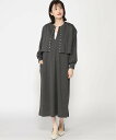 【SALE/60%OFF】PREFERIR ポンチカーデ+ジャンスカ プレフェリール ワンピース・ドレス ジャンパースカート ブラック ネイビー グレー【送料無...
