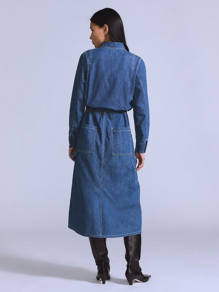 Levi's BLUETAB(TM) BOILER ドレス リーバイス ワンピース・ドレス その他のワンピース・ドレス ネイビー【送料無料】