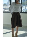 marjour WIDE HALF PANTS マージュール パンツ その他のパンツ ブラウン【送料無料】(4)