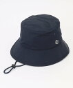 23区GOLF 【UNISEX】日常使いもしやすいシンプルデザイン 首後ろもしっかケアするネックカバー付キ バケットハット ギフトにもおすすめ◎ ニジュウサンクゴルフ 帽子 ハット ネイビー ブラック ホワイト カーキグリーン【送料無料】