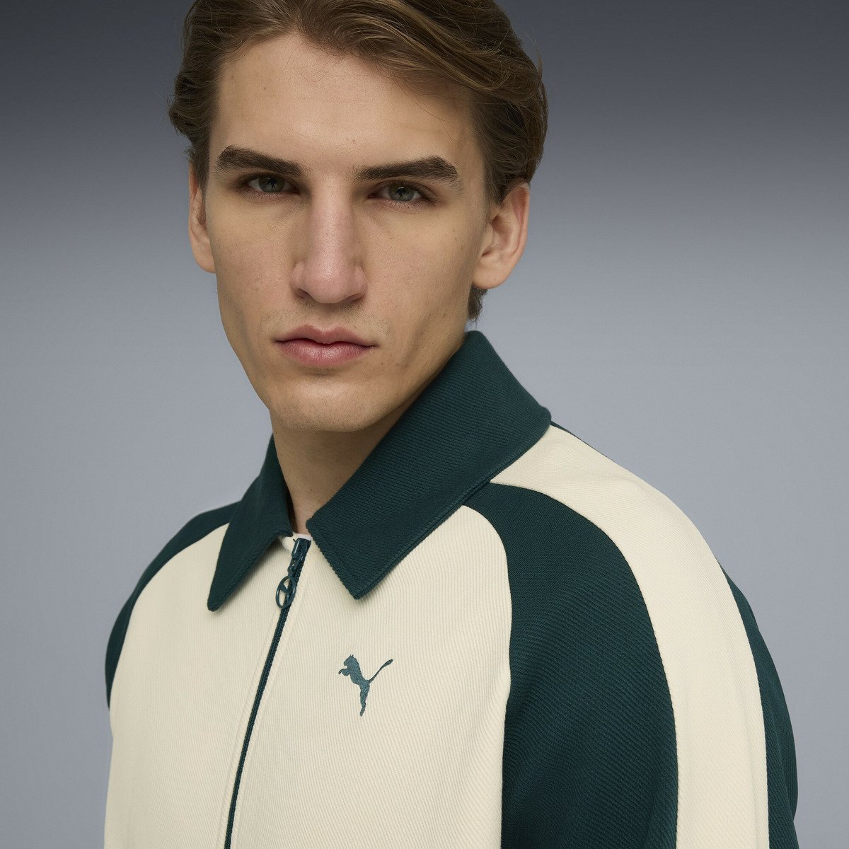 【SALE／30%OFF】PUMA ユニセックス T7 リラックスド ウィング カーラー ジャガード トラック ジャケット プーマ ジャケット・アウター その他のジャケット・アウター【送料無料】