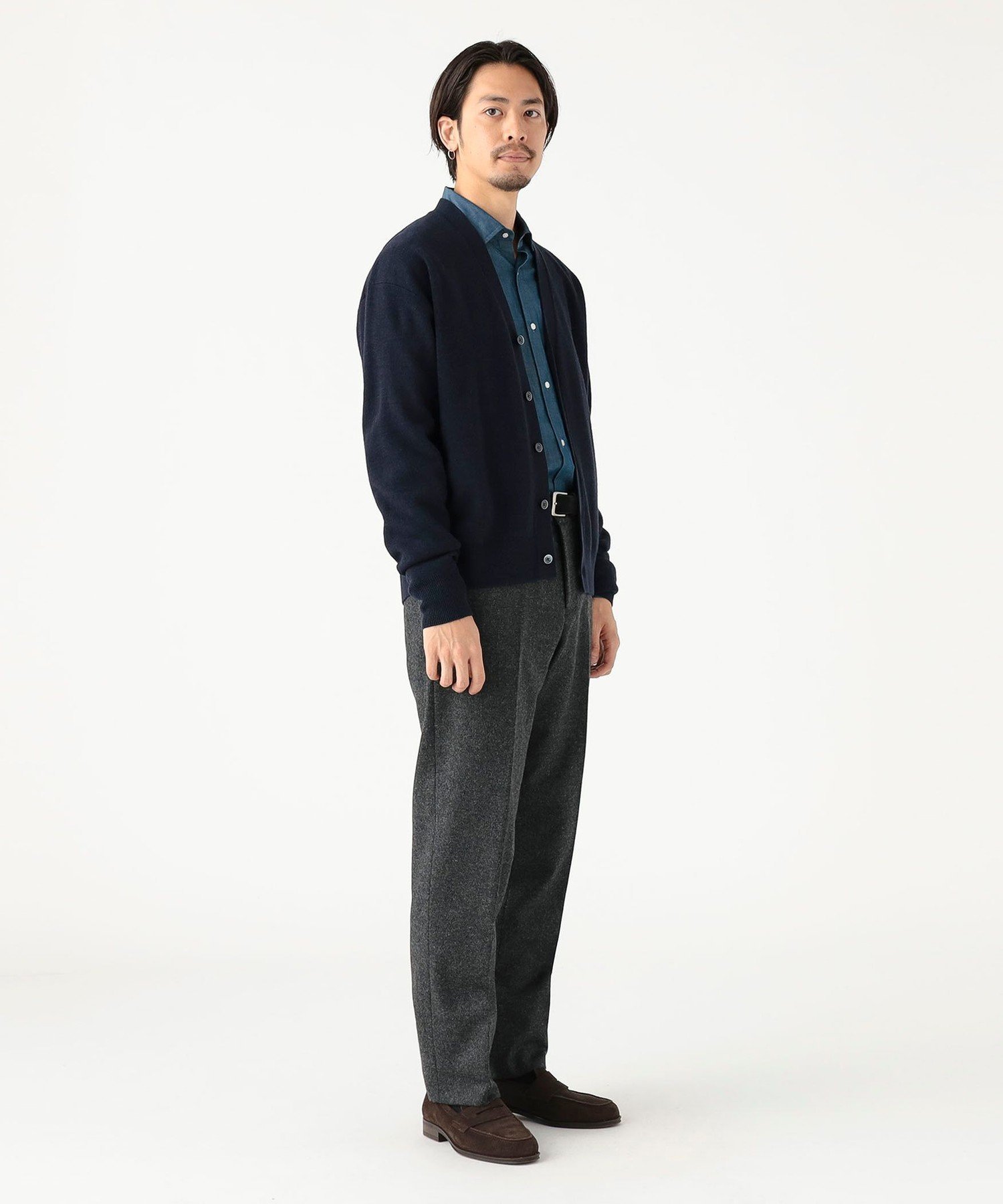 【SALE／30%OFF】B:MING by BEAMS 12ゲージ ハーフミラノ カーディガン ビーミング ライフストア バイ ビームス トップス カーディガン ブラウン ネイビー【送料無料】