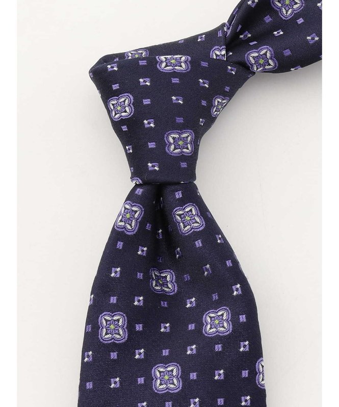 Aquascutum MEN フラワーモチーフ アクアスキュータム スーツ・フォーマル ネクタイ・蝶ネクタイ レッド【送料無料】
