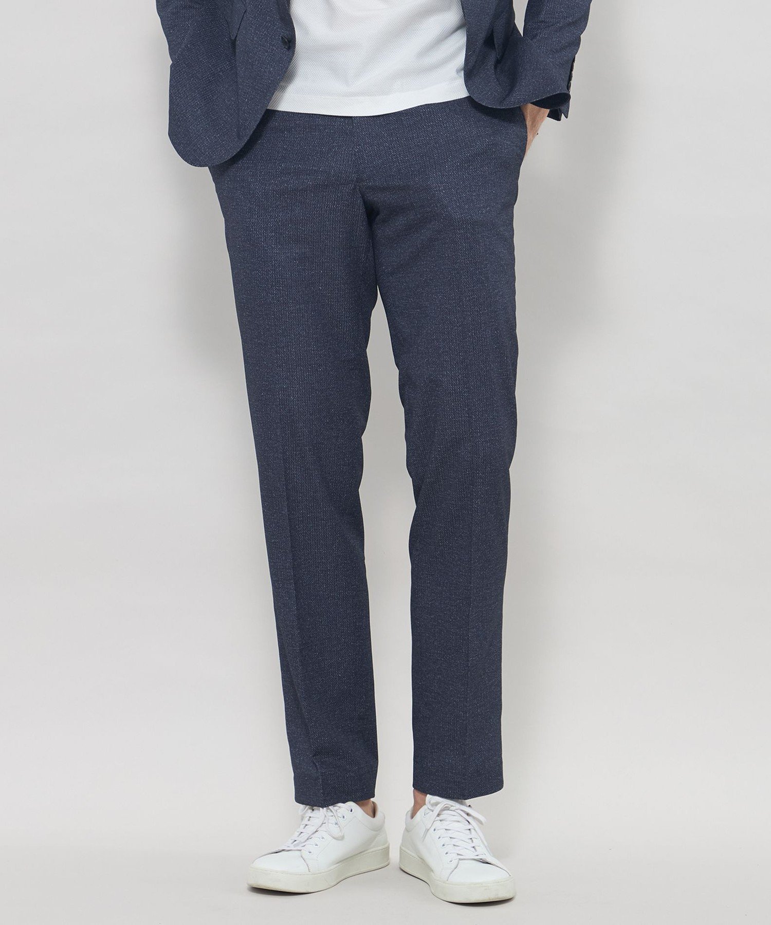 MACKINTOSH LONDON 【BREASY JACKET】トリコットプリントセットアップパンツ マッキントッシュ ロンドン パンツ その他のパンツ ブルー【送料無料】