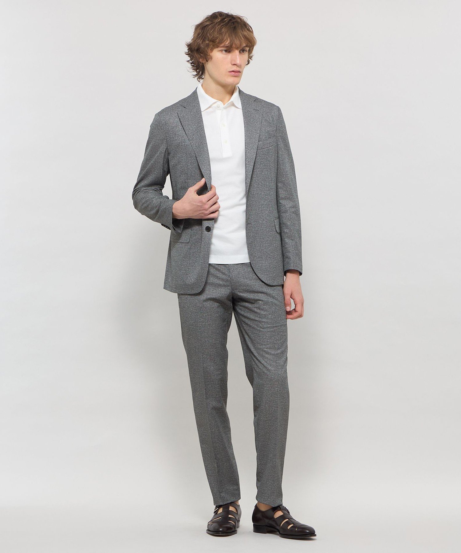 MACKINTOSH LONDON 【BREASY JACKET】トリコットプリントセットアップパンツ マッキントッシュ ロンドン パンツ その他のパンツ ブルー【送料無料】