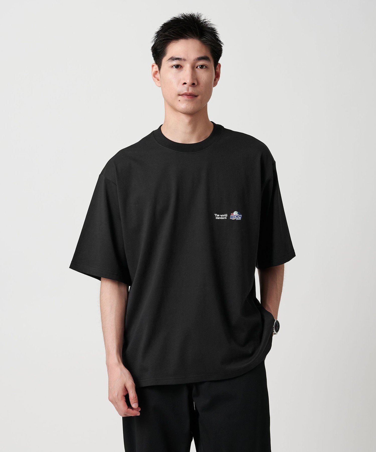 【別注】＜ハイチュウ * FRUIT OF THE LOOM * GLR＞半袖 Tシャツ ユナイテッドアローズ アウトレット トップス カットソー・Tシャツ グレー ホワイト ブラック