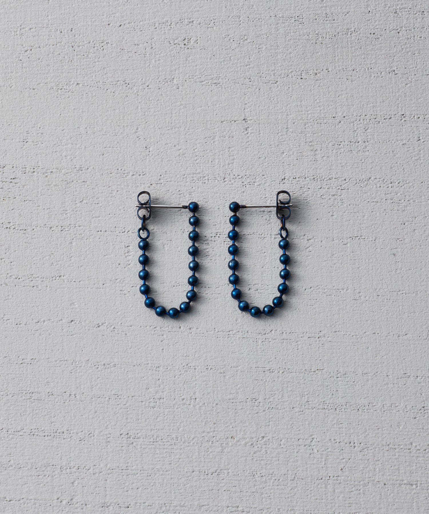and cloud Ink Chain Pierce アンドクラウド アクセサリー・腕時計 ピアス ブルー【送料無料】