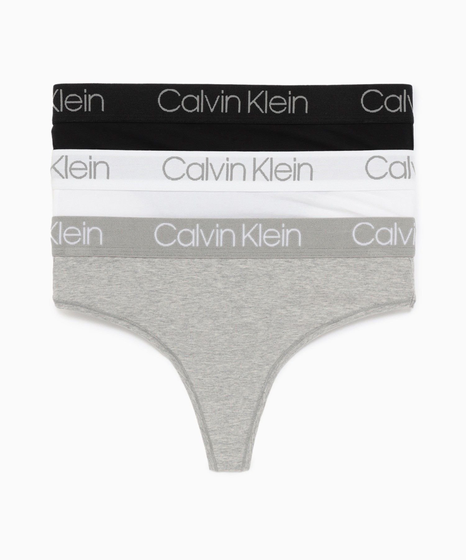 【SALE／50%OFF】Calvin Klein Underwear (W)【公式ショップ】 カルバンクライン ハイウエスト ソング 3枚パック Calvin Klein Underwear QD3757 カルバン・クライン インナー・ルームウェア ショーツ ブラック