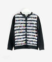 【SALE/40%OFF】Picone Club コットン混ボーダーカーディガン ピッコーネクラブ トップス カーディガン ブラック ブルー イエロー【送料無料...