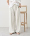 earth music&ecology センターシームタックスウェットパンツ アースミュージック&エコロジー パンツ その他のパンツ ホワイト グレー