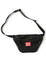 Manhattan Portage Manhattan Portage × BEAMS / 別注 1103 Mesh Waist Pouch ビームス メン バッグ ショルダーバッグ ブラック ホワイト【送料無料】