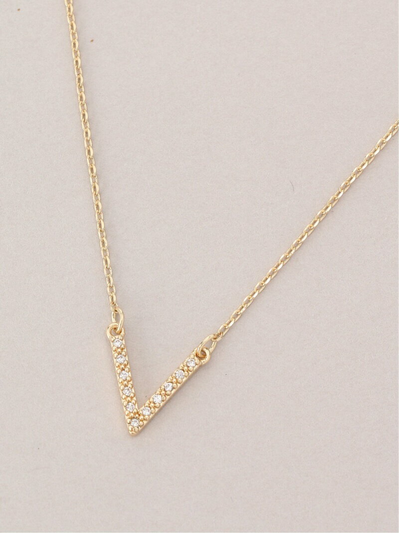 LAKOLE (W)VカットデザインNC ラコレ アクセサリー・腕時計 ネックレス シルバー ゴールドのサムネイル