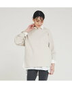 【SALE/30%OFF】collex サイドスリットフォルム裏毛プルオーバー コレックス トップス スウェット・トレーナー ベージュ グレー ブルー【送料無料...