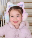 【SALE/30%OFF】any FAM KIDS ふわふわネコミミイヤーマフ エニィファム ファッション雑貨 イヤーマフ ブラック