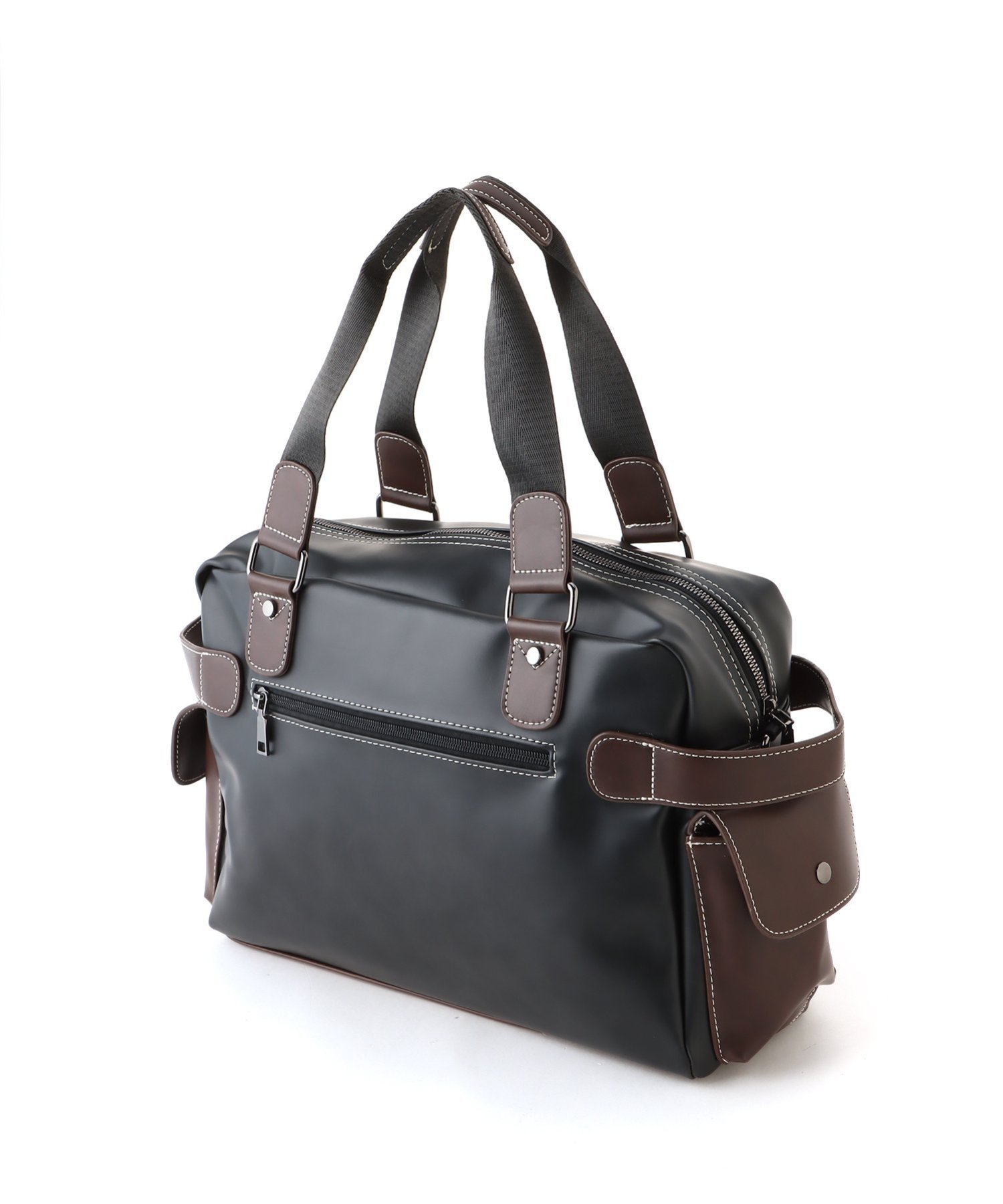 Fun & Daily/(U)F&D : PU 2WAYシステムバッグ ファンアンドデイリー バッグ ショルダーバッグ ブラック