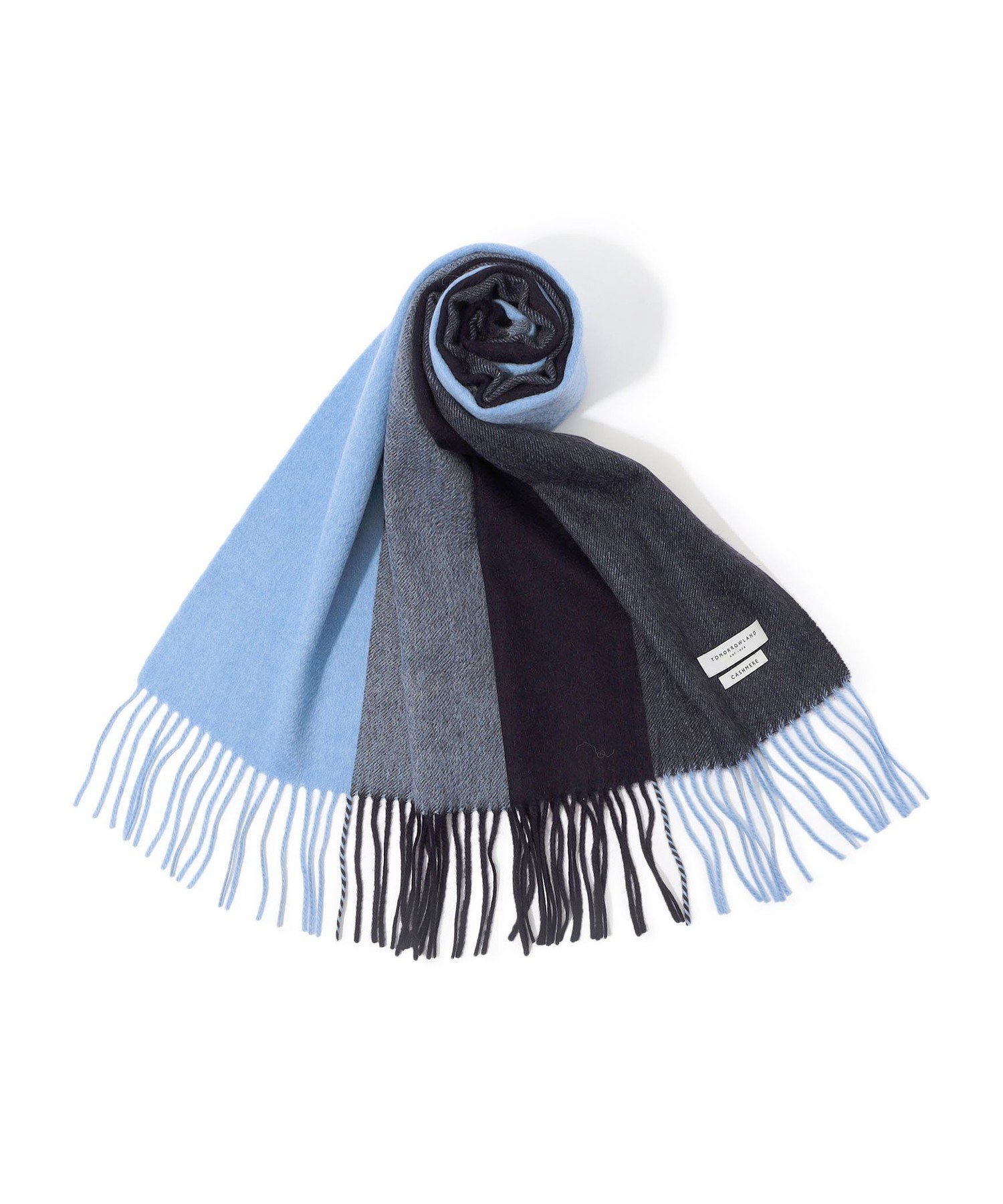 TOMORROWLAND GOODS TOMORROWLAND カシミヤ パネルチェックマフラー トゥモローランド ファッション雑..