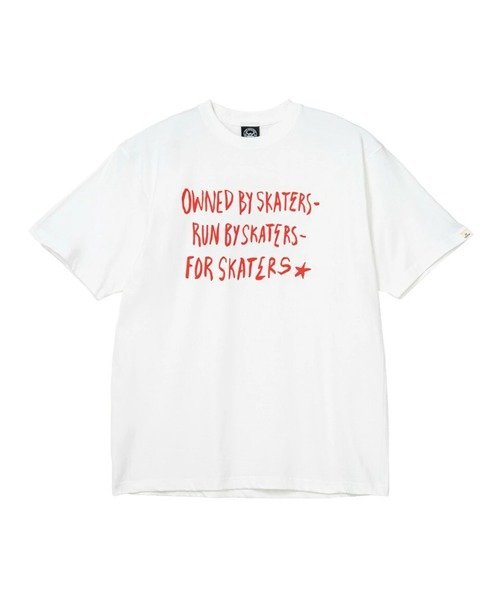 SELECT BRANDS TOY MACHINE/トイマシーン OWNED RUN FOR SKATERS SS TEE(MENS) ジャックローズ トップス カットソー・Tシャツ ホワイト ブラック
