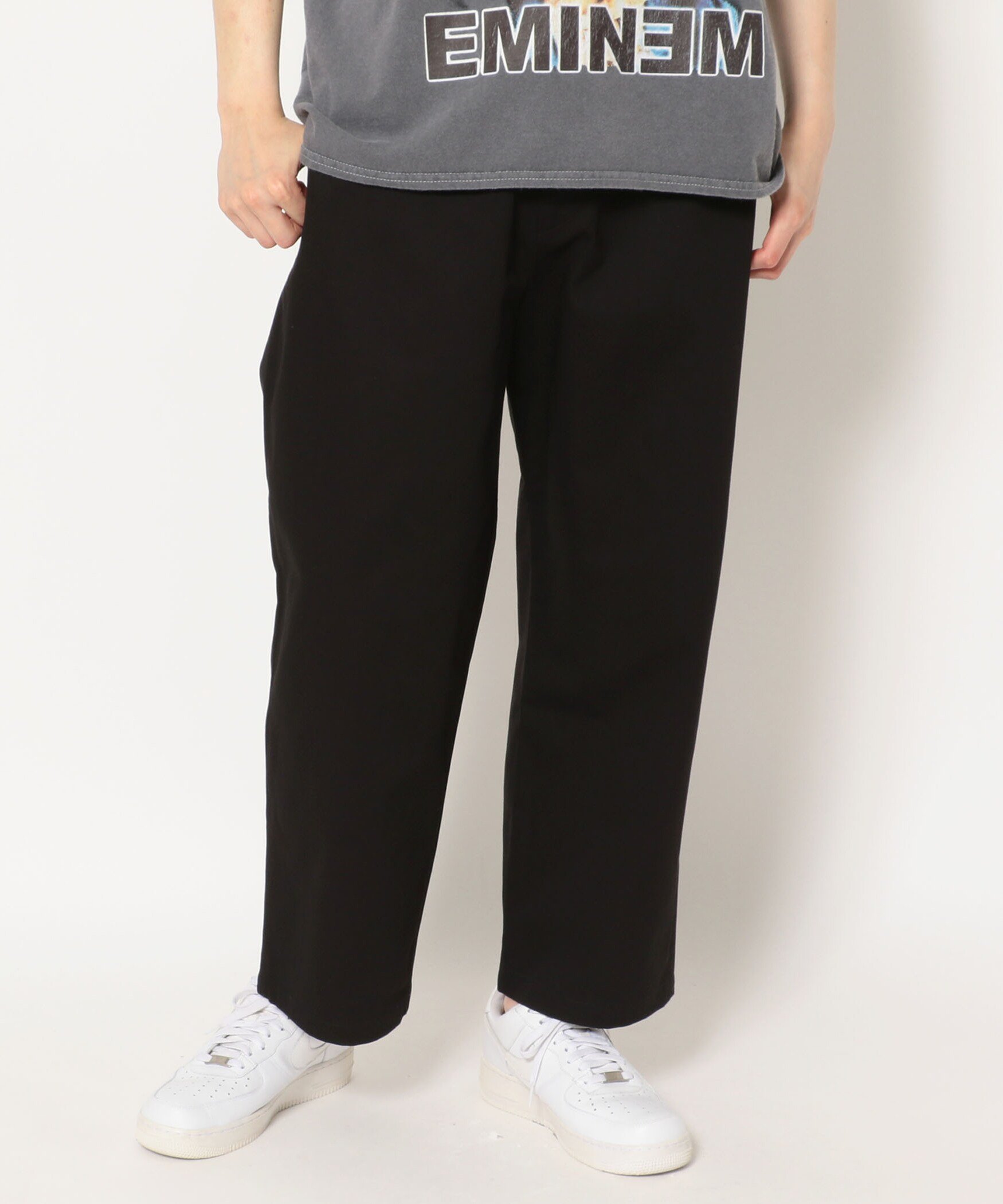 【SALE／50%OFF】B'2nd LUSOR(ルーソル)WIDE CHINO PT/ワイドチノパンツ ビーセカンド パンツ その他のパンツ カーキグリーン ホワイト ブラック ブルー【送料無料】