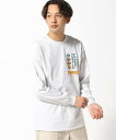 THRASHER THRASHER/(U)タートルズ HOMETOWN DOT 長袖Tシャツ スラッシャー　バイ　リフルページ トップス カットソー・Tシャツ グレー ブラック