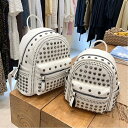 【SALE/30%OFF】Aimoon スタッズ リュックサック 女子 おしゃれ ミニミニストア バッグ リュック・バックパック ブラック ホワイト ピンク