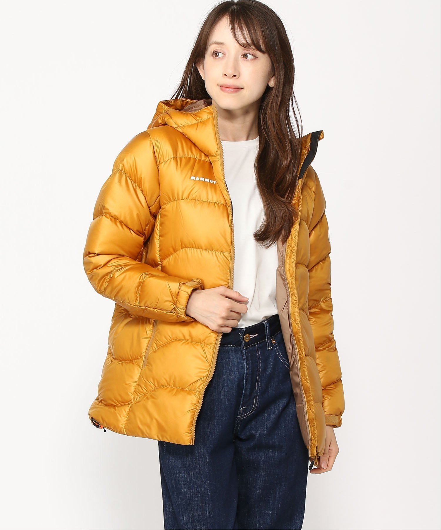 MAMMUT MAMMUT/(W)Gravity IN Hooded Jacket AF Women マムート ジャケット・アウター ダウンジャケット・ダウンベスト イエロー ネイビー【送料無料】