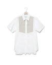 FUMITO GANRYU Kinetic bosom half sleeve shirt t~gKE gbvX VcEuEX ubNyz