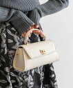 【SALE/20%OFF】RANDA 【一部WEB限定カラー】2WAYフラップロックバッグ ランダ バッグ ハンドバッグ ブラック ブラウン シルバー ホワイト...