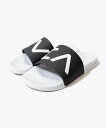 SELECT BRANDS RVCA/ルーカ SHOWER SLIDE ジャックローズ シューズ・靴 サンダル ホワイト ブラック【送料無料】