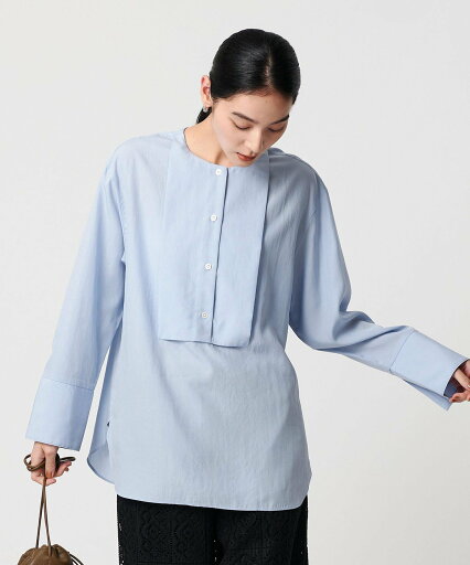BEAUTY&YOUTH UNITED ARROWS セルロース ビブヨークブラウス ビューティー&ユース ユナイテッドアローズ ワンピース・ドレス チュニック ブルー ブラウン ホワイト【送料無料】 BEAUTY&YOUTH UNITED ARROWS セルロース ビブヨークブラウス ビューティー&ユース ユナイテッドアローズ ワンピース・ドレス チュニック ブルー ブラウン ホワイト【送料無料】