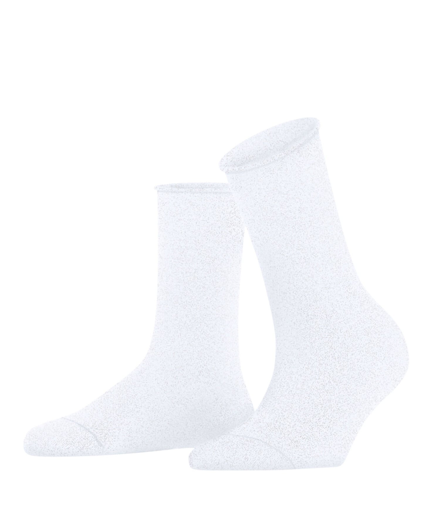 Bshop FALKE ｜ 46414 SHINY SOCKS WOMEN ビショップ 靴下・レッグウェア 靴下 ホワイト ブラック シルバー