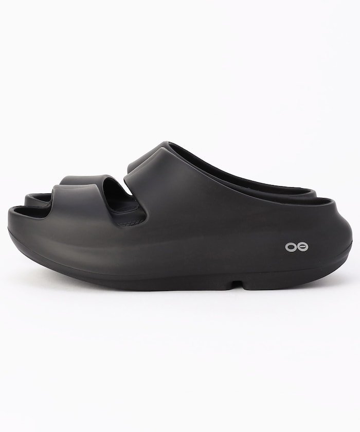 OOFOS Ooyea【26.0-28.0cm】 フリークスストア シューズ・靴 サンダル ブラック【送料無料】
