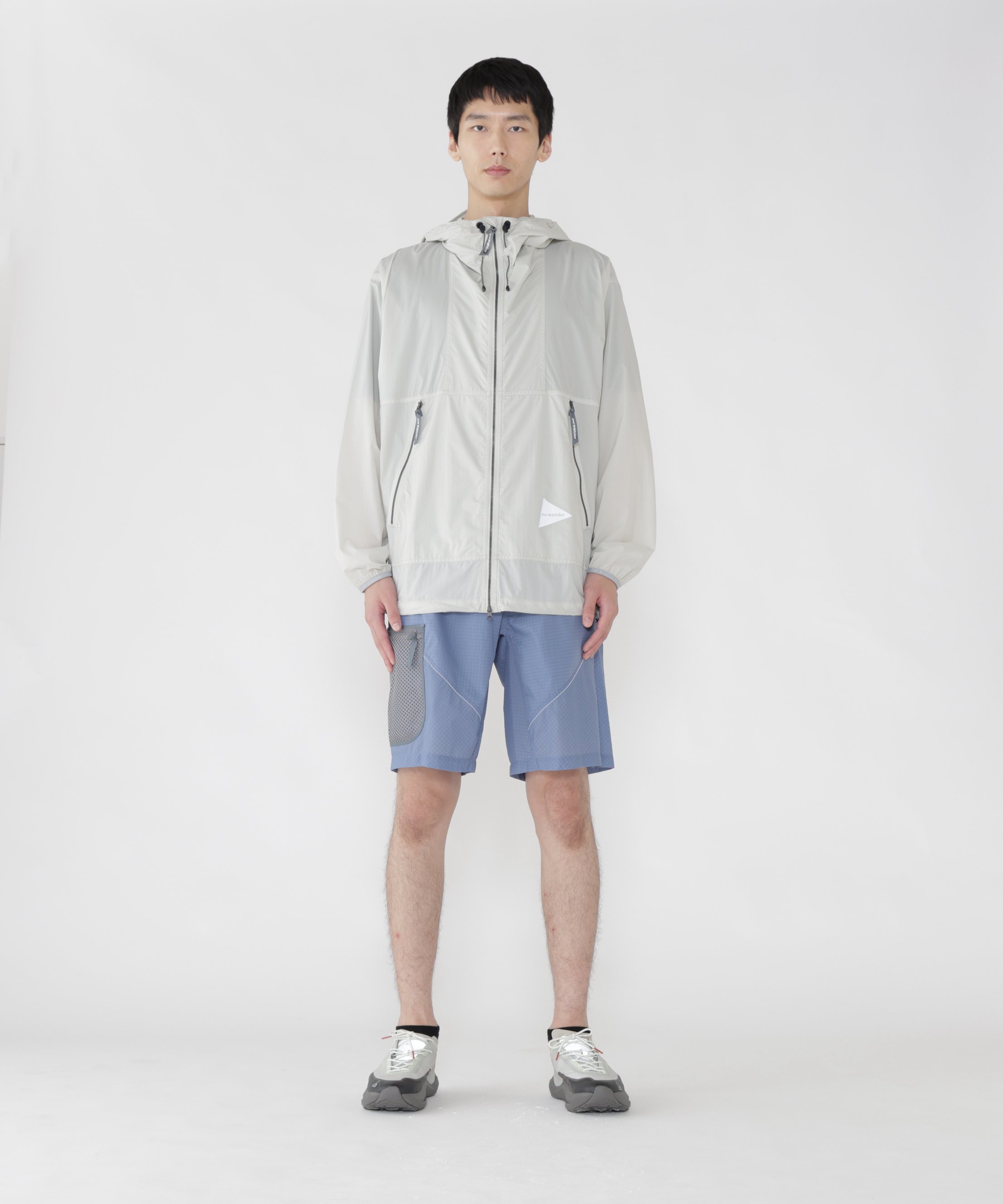 and wander breath rip short pants アンドワンダー パンツ その他のパンツ パープル【送料無料】