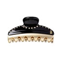 アレクサンドルドゥパリ バレッタ ALEXANDRE DE PARIS VENDOME CLIP M (7.5cm) / PINCES VENDOME アレクサンドル ドゥ パリ ヘアアクセサリー バレッタ・ヘアクリップ・ヘアピン ネイビー ベージュ【送料無料】