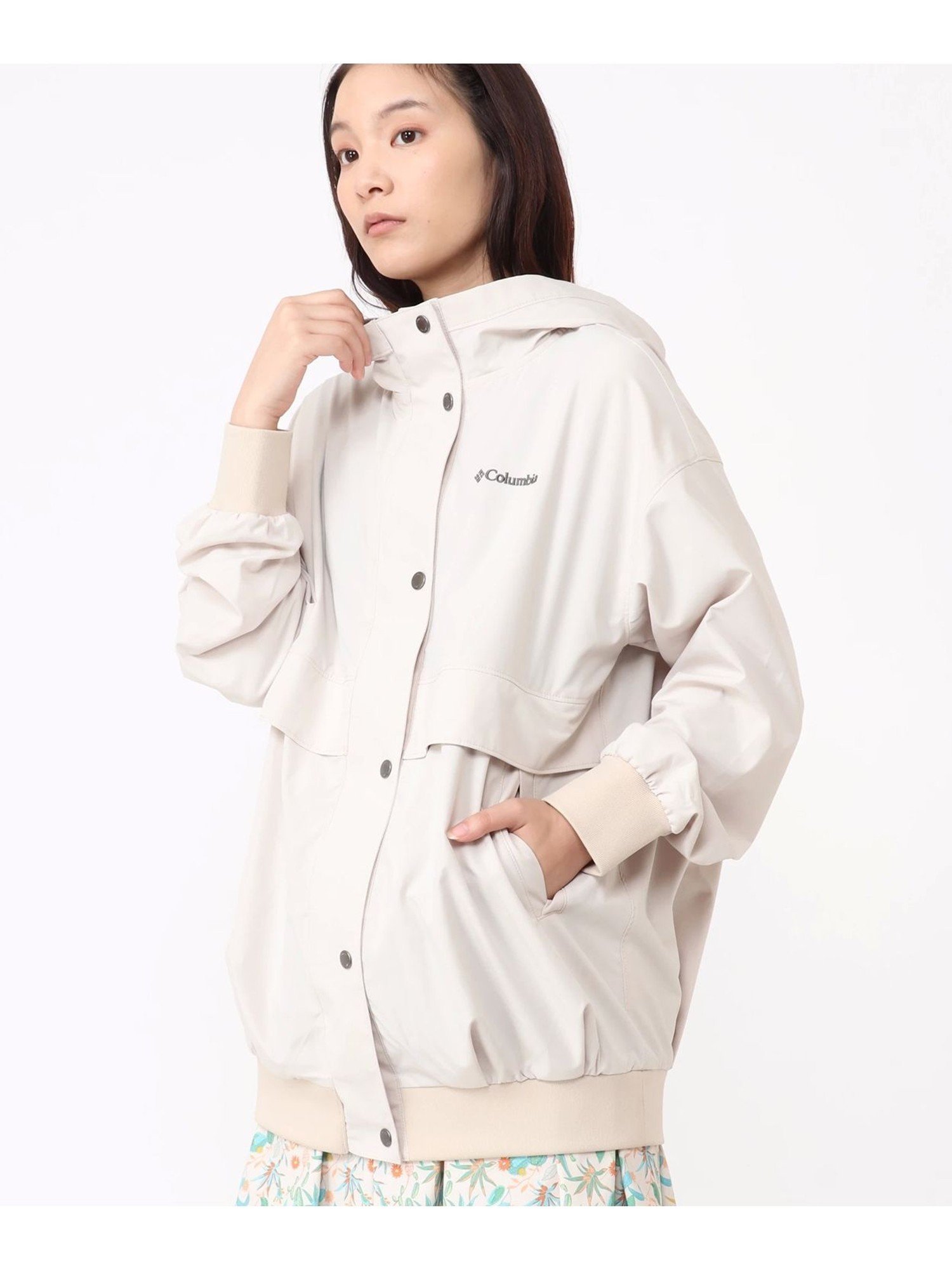 【SALE／30%OFF】Columbia ウィメンズトゥリースワロージャケット コロンビア ジャケット・アウター ブルゾン・ジャンパー ブラック ベージュ【送料無料】のサムネイル