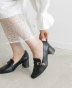 【SALE/50%OFF】RANDA ベルトデザインスクエアトゥシューズ ランダ シューズ・靴 ローファー ブラウン ブラック ホワイト【送料無料】