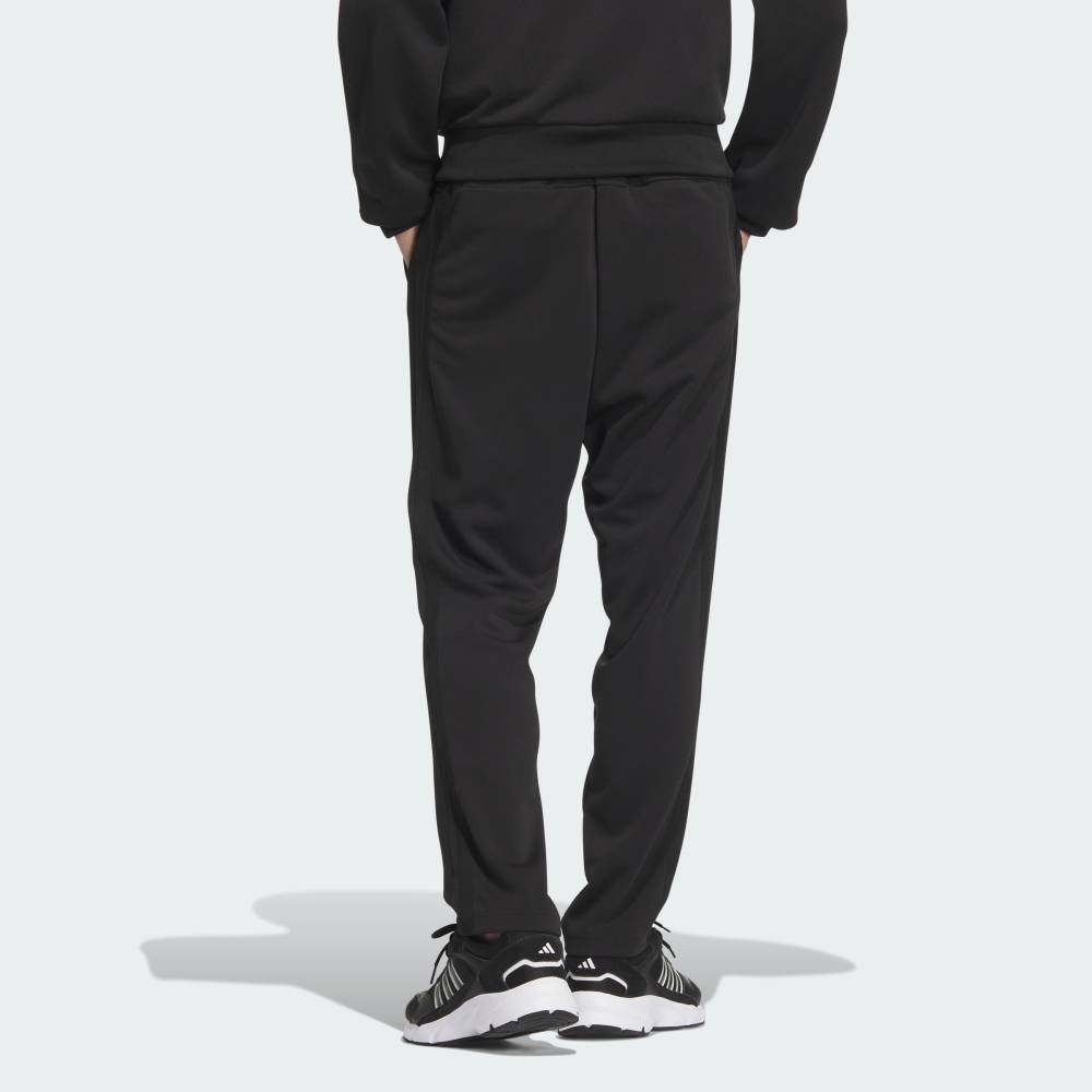 【SALE／20%OFF】adidas 【公式】アディダス adidas スリーストライプス レギュラーフィット ダブルニット オープンヘム トラックパンツ アディダス パンツ その他のパンツ ブラック【送料無料】