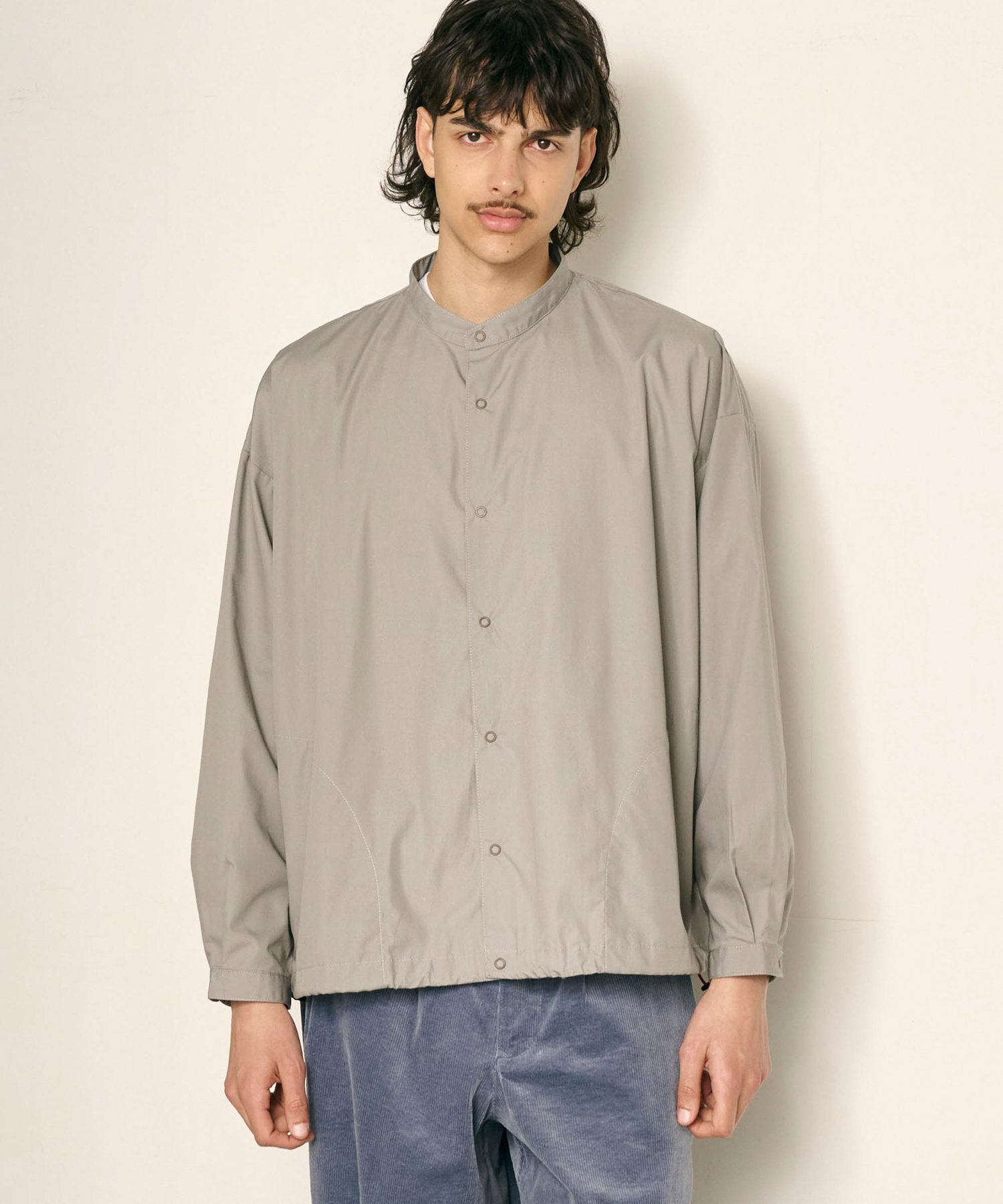 KELEN 「KELEN MENS / ケレン メンズ」BALLOON SHIRT ビーアパートメント トップス シャツ・ブラウス ブラック ベージュ グレー
