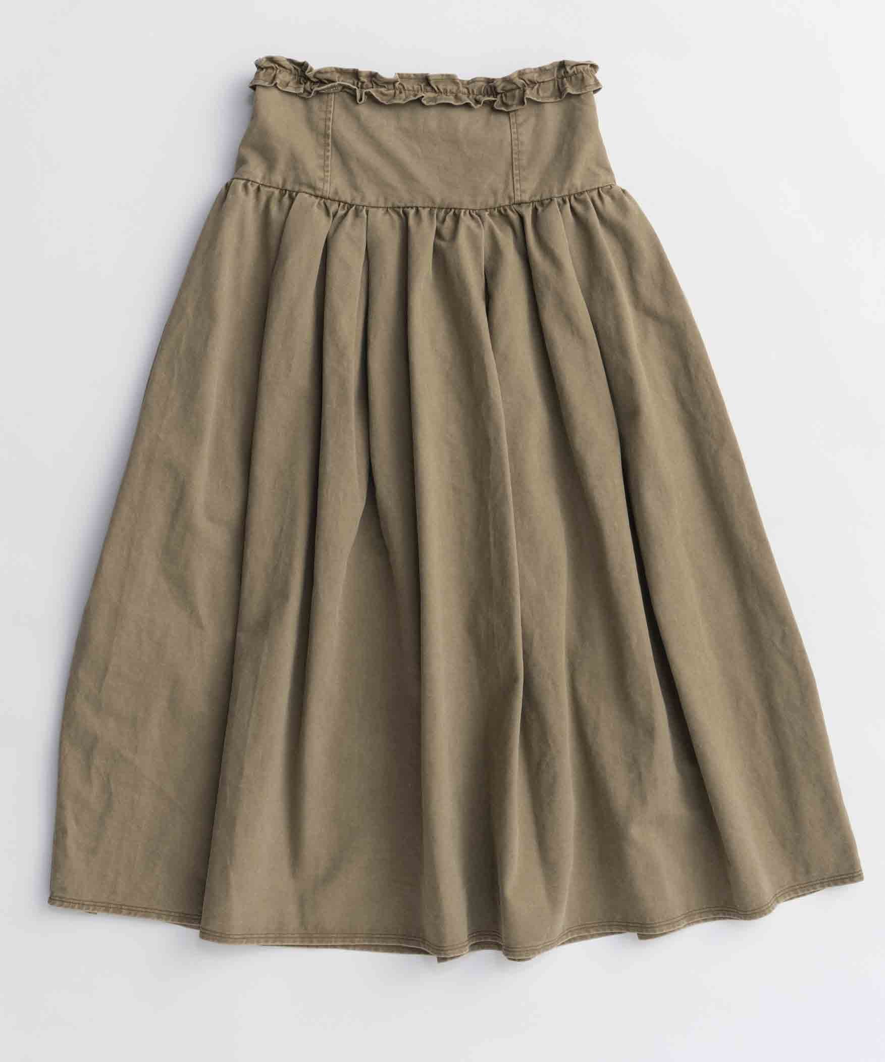 MAISON SPECIAL Waist Frill Mid-length Skirt メゾンスペシャル スカート ミディアムスカート