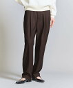 【SALE/50%OFF】BEAUTY&YOUTH UNITED ARROWS タック テーパード パンツ ユナイテッドアローズ アウトレット パンツ その他のパンツ グレー ブラウン ブラック【送料無料】