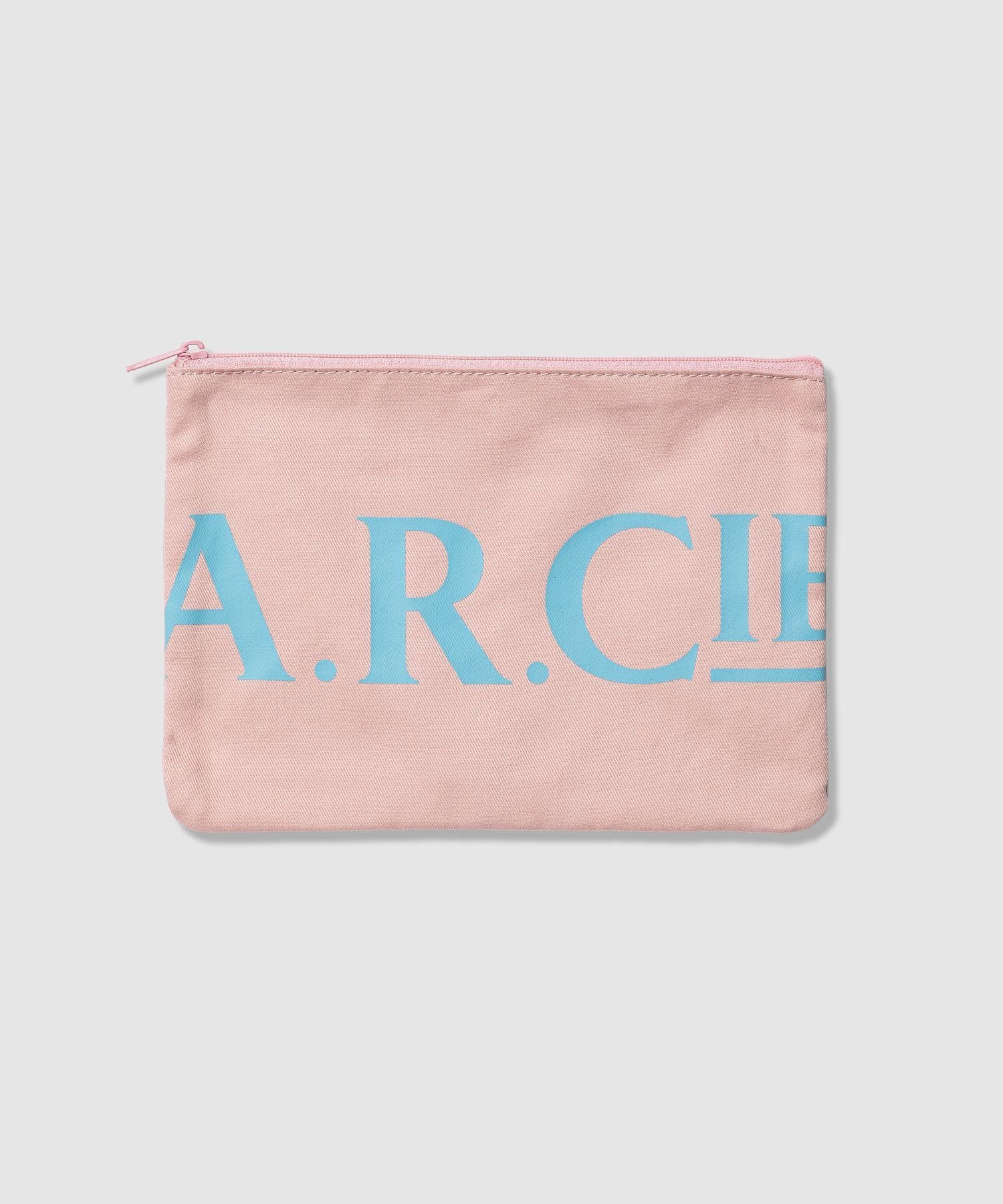 【AMERICAN RAG CIE】 ロゴポーチM ベイフロー 財布・ポーチ・ケース ポーチ ホワイト グリーン ピンク