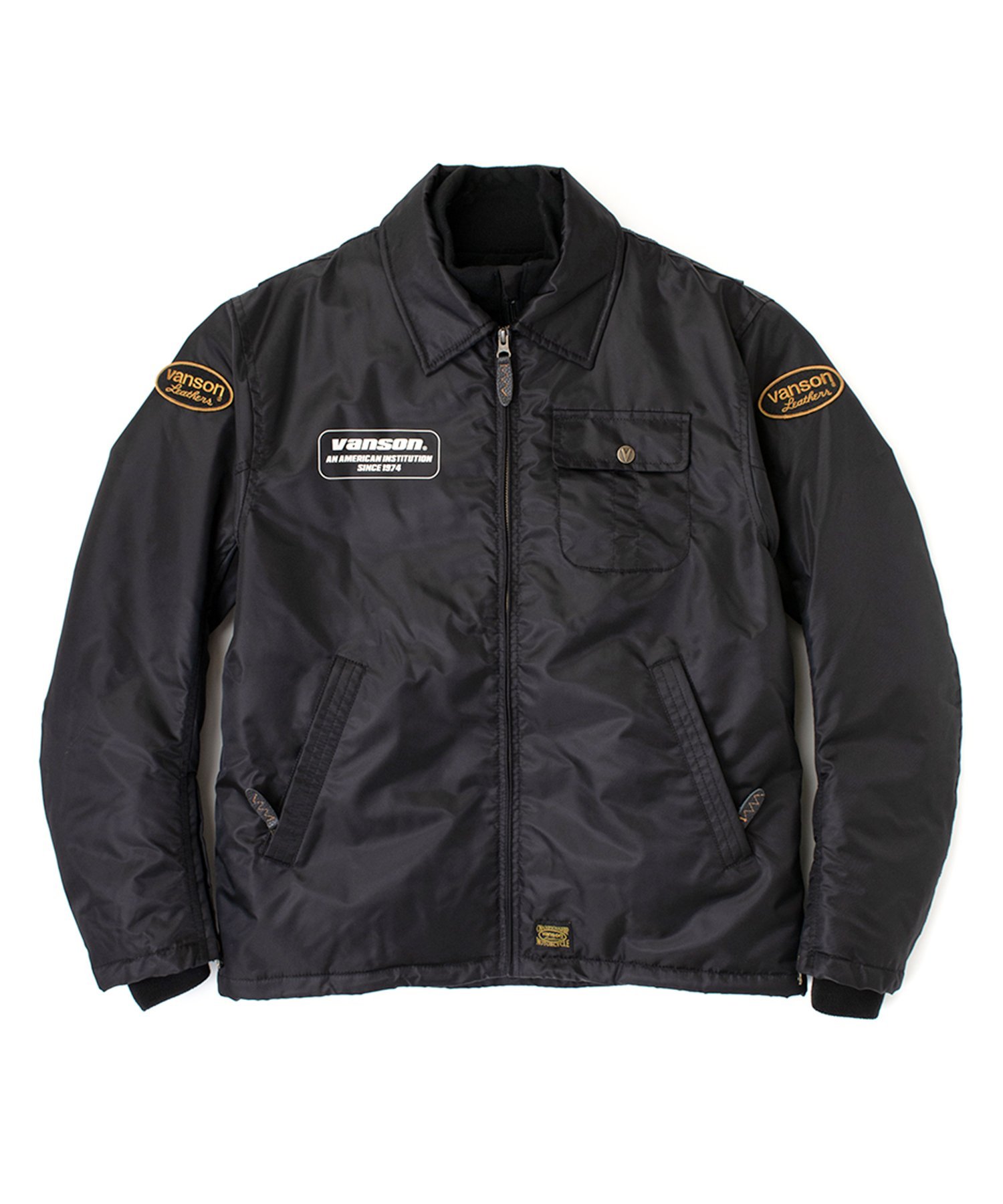 Vanson Leathers FIELD JACKET バンソンレザーズ ジャケット・アウター ナイロンジャケット ブラック ネイビー ベージュ【送料無料】