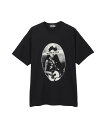 HYSTERIC GLAMOUR GOD SAVE THE HYSTERIC Tシャツ ヒステリックグラマー トップス カットソー・Tシャツ ブラック ホワイト ブルー【送料無料】