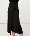 【SALE/68%OFF】BANANA REPUBLIC (W)メリノ ラップ ミディスカート バナナ・リパブリック スカート ミディアムスカート ネイビー ブラック【送料無料】