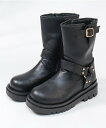 【SALE/20%OFF】LibertyDoll 5cmヒール ワンピース セットアップ エンジニアブーツ ☆9145 サンエーフットウェアー シューズ・靴 ブ...