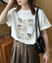 Discoat 【ユニセックス】アソートボックスフォトプリントTシャツ ディスコート トップス カットソー・Tシャツ ベージュ ブルー グリーン【送料無料】