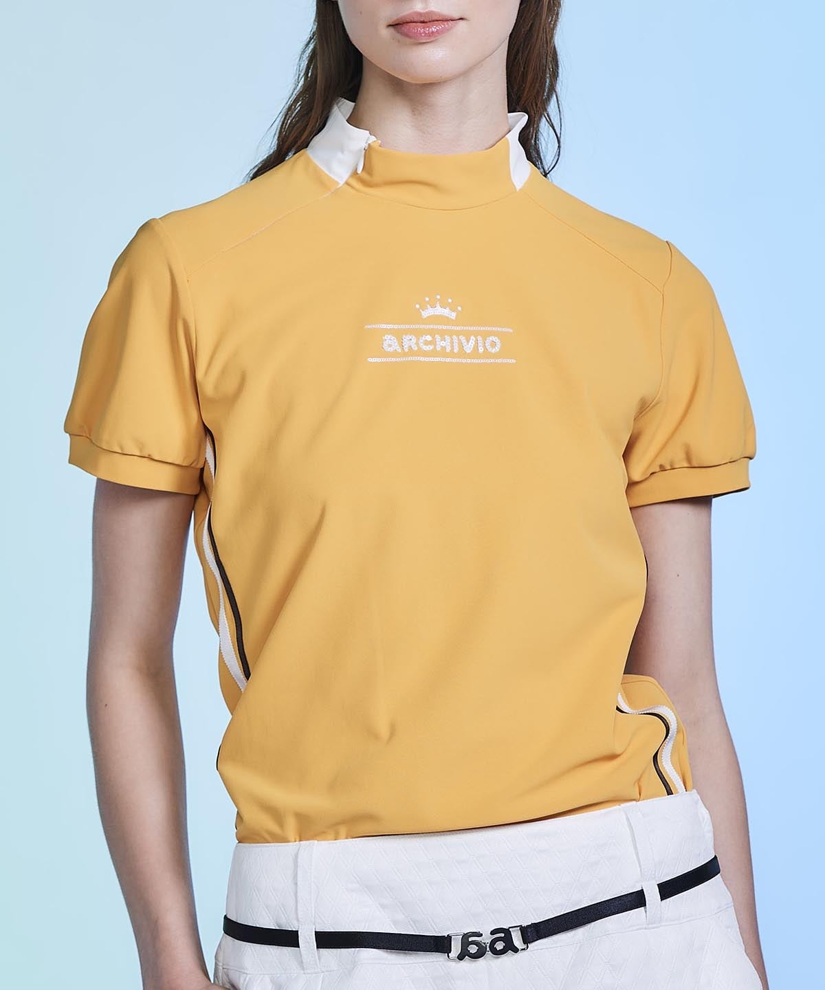 【アルチビオ公式】サイドライン速乾カノコプルオーバー アルチビオ トップス カットソー・Tシャツ ブラウン オレンジ ホワイト