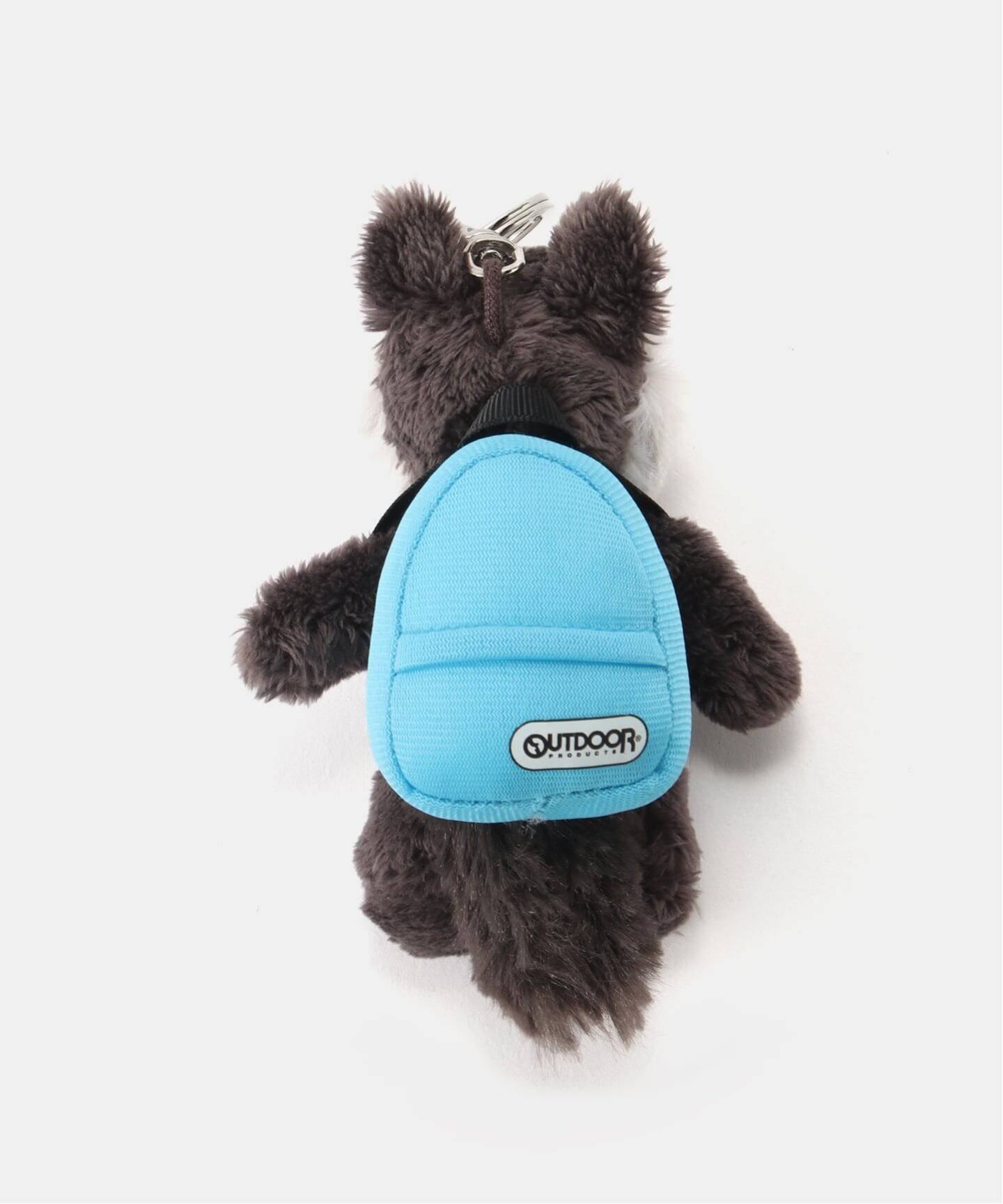 OUTDOOR PRODUCTS Usual Things BB オオカミ 10cm+リュック ブルー アウトドアプロダクツユージュアルシングス ファッション雑貨 その他のファッション雑貨 ブルー