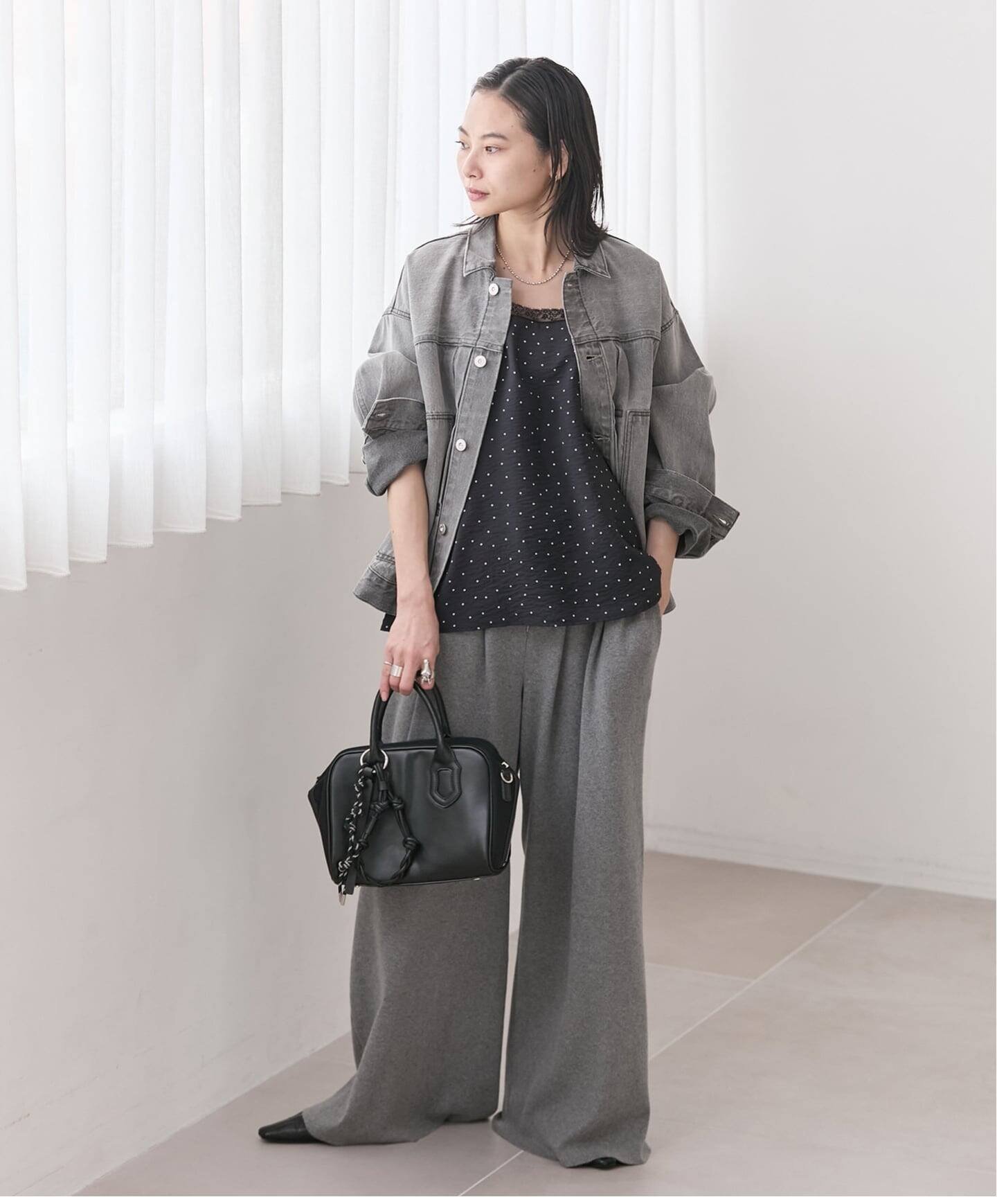 JOURNAL STANDARD ドットプリントキャミ ジャーナル スタンダード トップス シャツ・ブラウス ベージュ ブラック